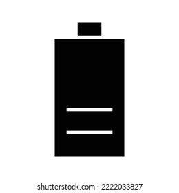 Batteriesymbol, Batterieaufladeanzeige. Unterschrift für mobiles Konzept und Webdesign. Vektorgrafik