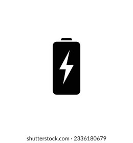 Battery icon. Battery charge indicator icon. Vector illustration. on white background