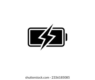 Battery icon. Battery charge indicator icon. Vector illustration. on white background