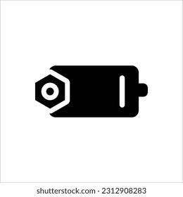 Icono de la batería. nivel de carga de la batería. icono de carga de batería