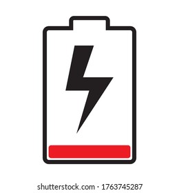 Battery icon in charge status
