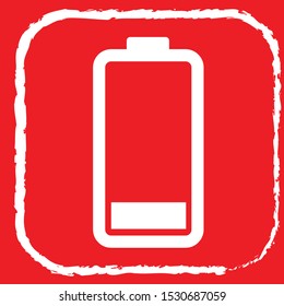 Battery icon. Charger symbol vector