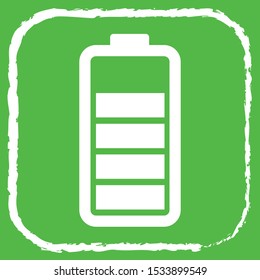 Battery icon. Charger symbol vector