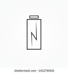 battery icon. battery Charging icon