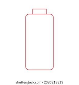 Batteriesymbol. Ladegeräte, Vektorgrafik.