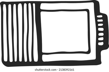 Battery icon. Charging status sign. Power energy symbol