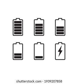 Battery icon. Battery Charging UI Icon. Battery vector icon