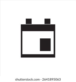 Battery icon in clean vector style, symbolizing power, energy, and charge levels. Perfect for apps, devices, and tech designs. Fully editable Adobe Illustrator EPS file included.