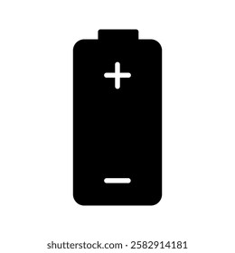 battery icon color editable on white background