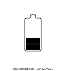 Icono de la batería. Ilustración vectorial de color.