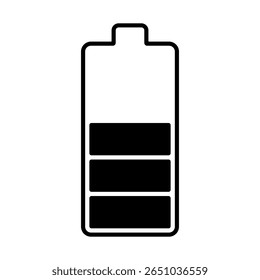 Battery icon. Colored vector illustration.