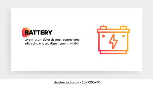BATTERY ICON CONCEPT