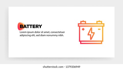 BATTERY ICON CONCEPT