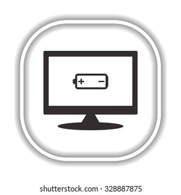 battery. icon.  design