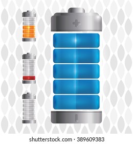 Battery icon design 