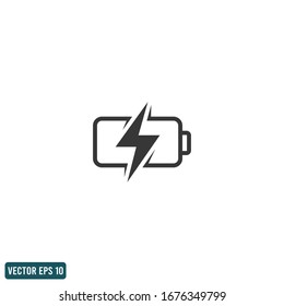 battery icon design element vector eps 10