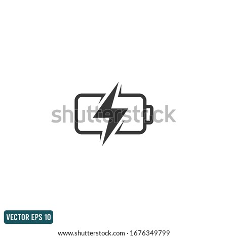 battery icon design element vector eps 10