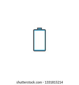 Battery icon design. Essential icon vector illustration design