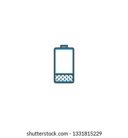 Battery icon design. Essential icon vector illustration design