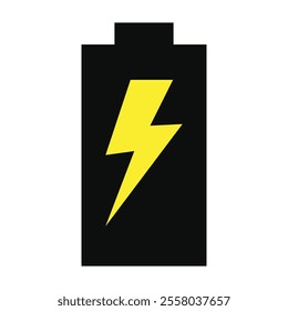 battery icon. Design Flat. linear work. battery icon. battery recharging. Battery power icon.