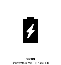Icono de batería, plantilla vectorial de inspiración de diseño para interfaz y cualquier propósito