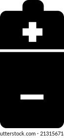 Battery icon design isolated on white background.eps
