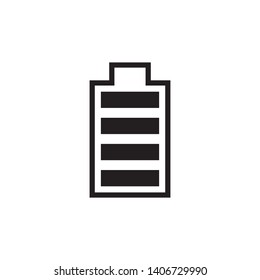 Battery icon design template. Trendy style, vector eps 10