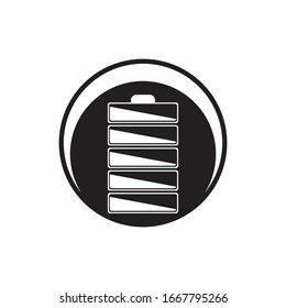 Battery icon design template vector illustration