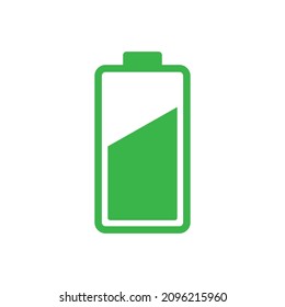 Battery icon design template vector isolated