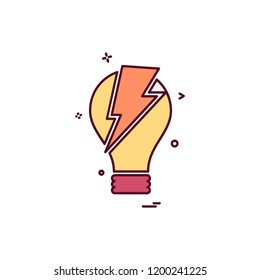 Battery icon design vector