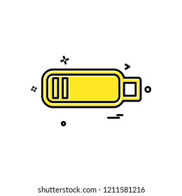 Battery icon design vector