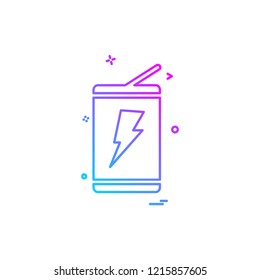 Battery icon design vector