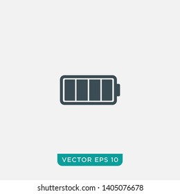 Battery Icon Design, Vector EPS10