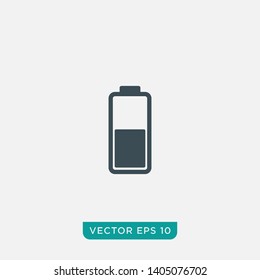 Battery Icon Design, Vector EPS10