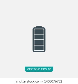 Battery Icon Design, Vector EPS10