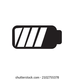 Battery icon design vector Idea for print and web use.