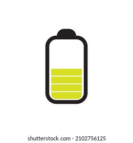 Vector de diseño de icono de batería Idea para uso impreso y web.