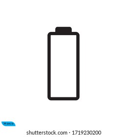 Ilustración vectorial del diseño de iconos de la batería 