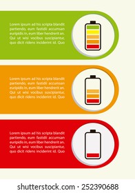 battery icon design, vector illustration eps10 graphic 