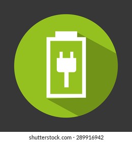 battery icon design, vector illustration eps10 graphic 