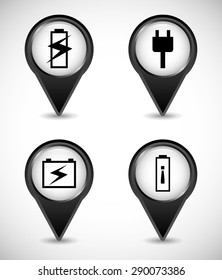 battery icon design, vector illustration eps10 graphic 