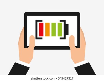 battery icon design , vector illustration eps10 graphic 