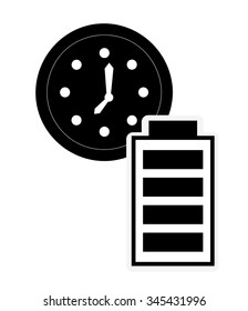 battery icon design , vector illustration eps10 graphic 