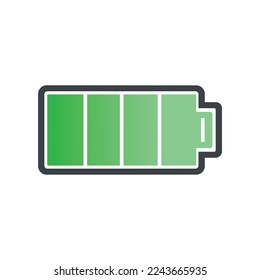 battery icon design vector template