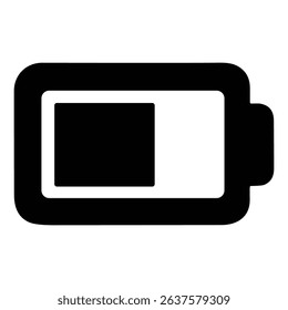 Battery icon displaying power status or energy charge level