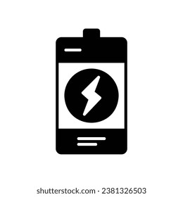 Icono de batería para energía eléctrica