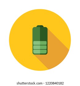 Battery icon. Electric battery vector