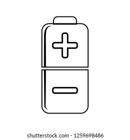 battery icon. Element of cyber security for mobile concept and web apps icon. Thin line icon for website design and development, app development