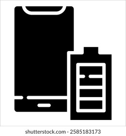 Battery Icon Element For Design