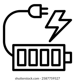 Battery Icon Element For Design
